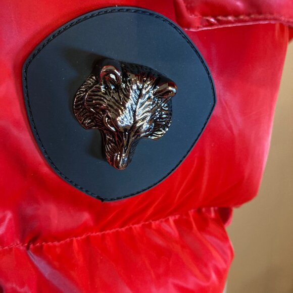 #110 Woody Bomber Jacket Red Diamond, Size Medium - Picture 8 of 15